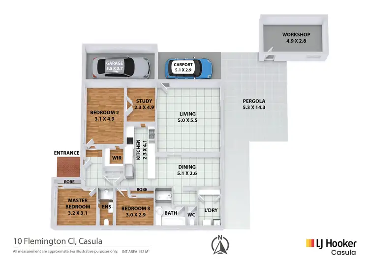 Floorplan of Homely house listing, 10 Flemington Close, Casula NSW 2170