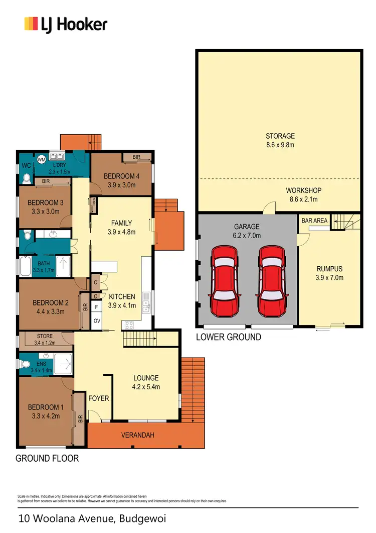 Floorplan of Homely house listing, 10 Woolana Avenue, Budgewoi NSW 2262