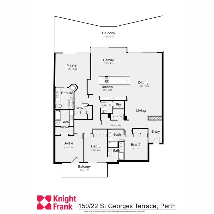 Floorplan of Homely apartment listing, 150/22 St Georges Terrace, Perth WA 6000