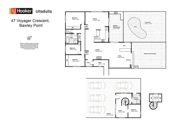 Floorplan of Homely house listing, 47 Voyager Crescent, Bawley Point NSW 2539