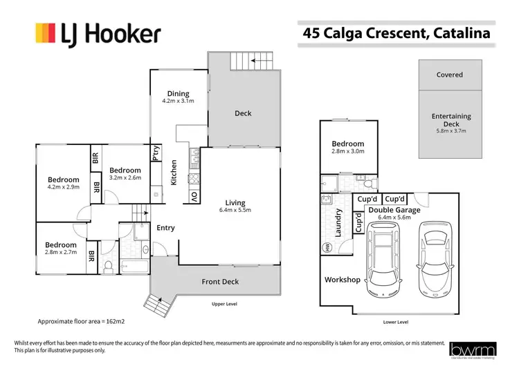 Floorplan of Homely house listing, 45 Calga Crescent, Catalina NSW 2536
