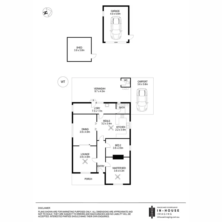 Floorplan of Homely house listing, 63 Salop Street, Beulah Park SA 5067