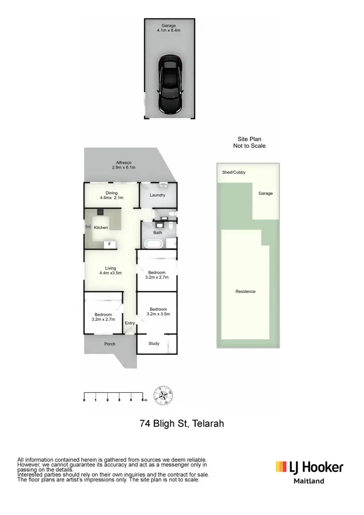 Floorplan of Homely house listing, 74 Bligh Street, Telarah NSW 2320