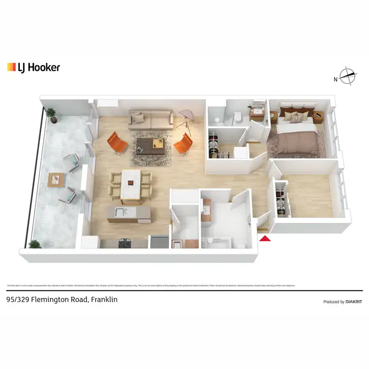 Floorplan of Homely unit listing, 95/329 Flemington Road, Franklin ACT 2913