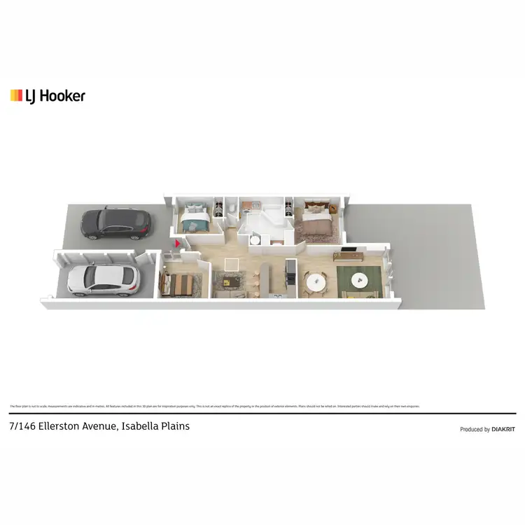 Floorplan of Homely townhouse listing, 7/146 Ellerston Avenue, Isabella Plains ACT 2905