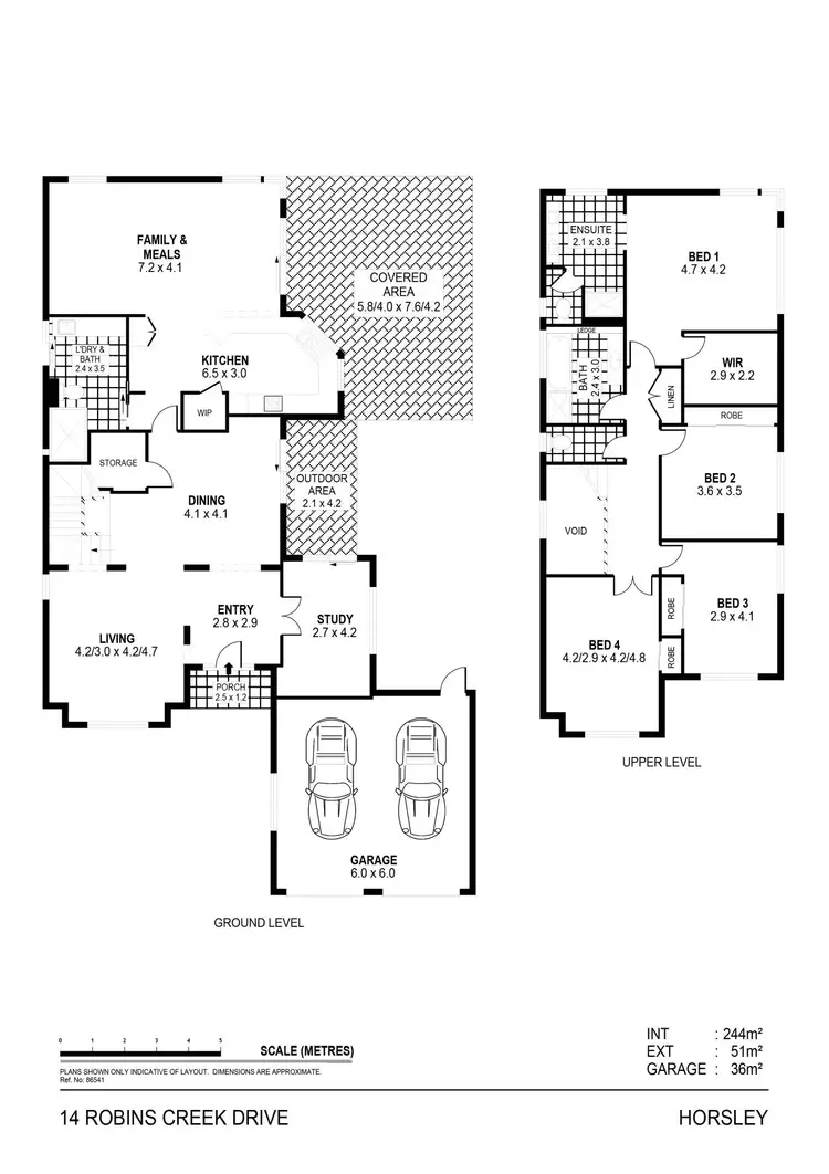 Floorplan of Homely house listing, 14 Robins Creek Drive, Horsley NSW 2530