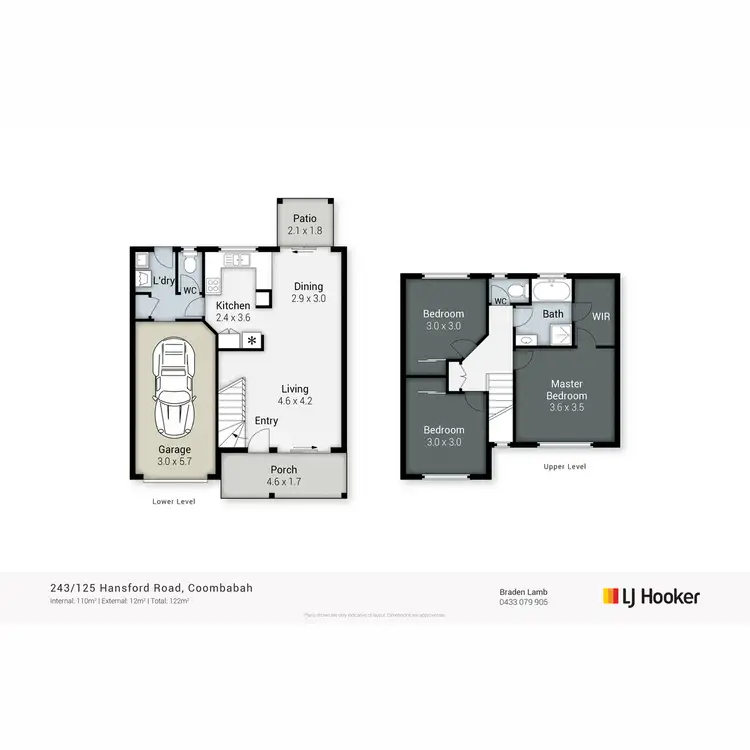 Floorplan of Homely unit listing, 243/125 Hansford Road, Coombabah QLD 4216