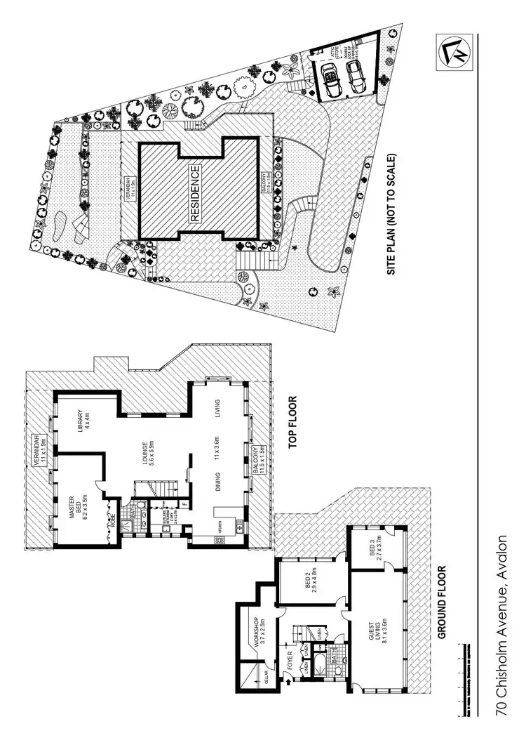 Floorplan of Homely house listing, 70 Chisholm Avenue, Avalon Beach NSW 2107