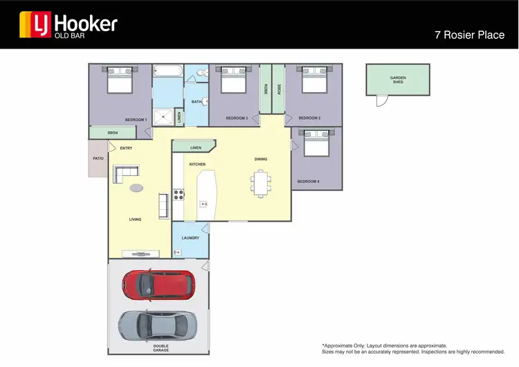 Floorplan of Homely house listing, 7 Rosier Place, Old Bar NSW 2430