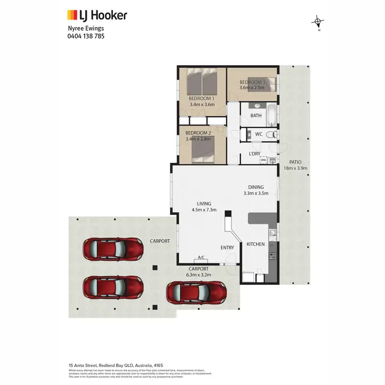 Floorplan of Homely house listing, 15 Anita Street, Redland Bay QLD 4165