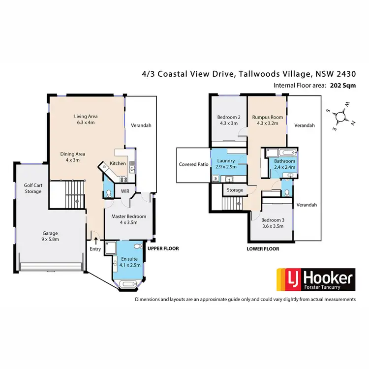 Floorplan of Homely house listing, 4/3-5 Coastal View Drive, Tallwoods Village NSW 2430