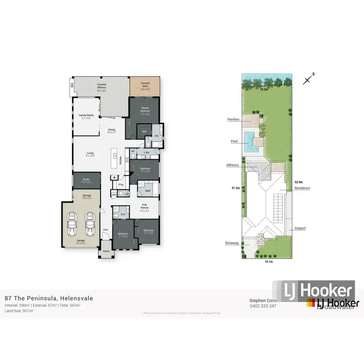 Floorplan of Homely house listing, 87 The Peninsula, Helensvale QLD 4212