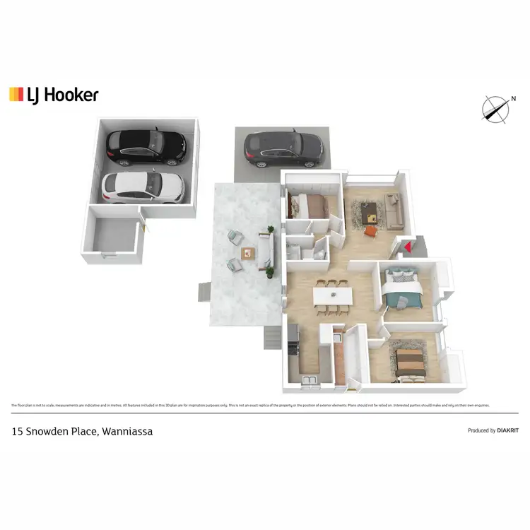 Floorplan of Homely house listing, 15 Snowden Place, Wanniassa ACT 2903
