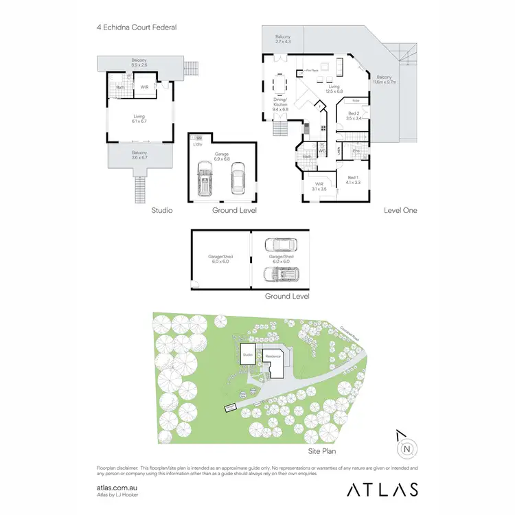 Floorplan of Homely house listing, 4 Echidna Court, Federal NSW 2480