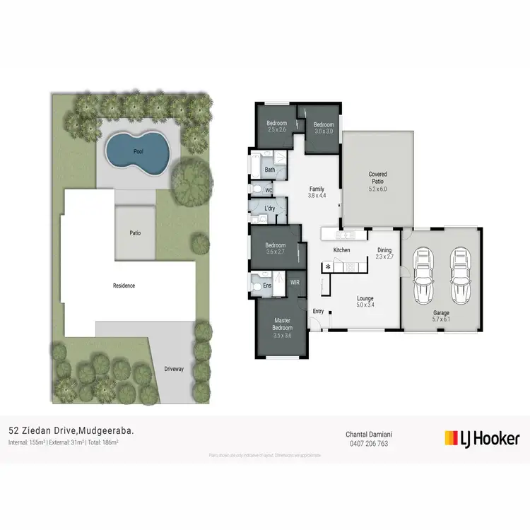Floorplan of Homely house listing, 52 Ziedan Drive, Mudgeeraba QLD 4213