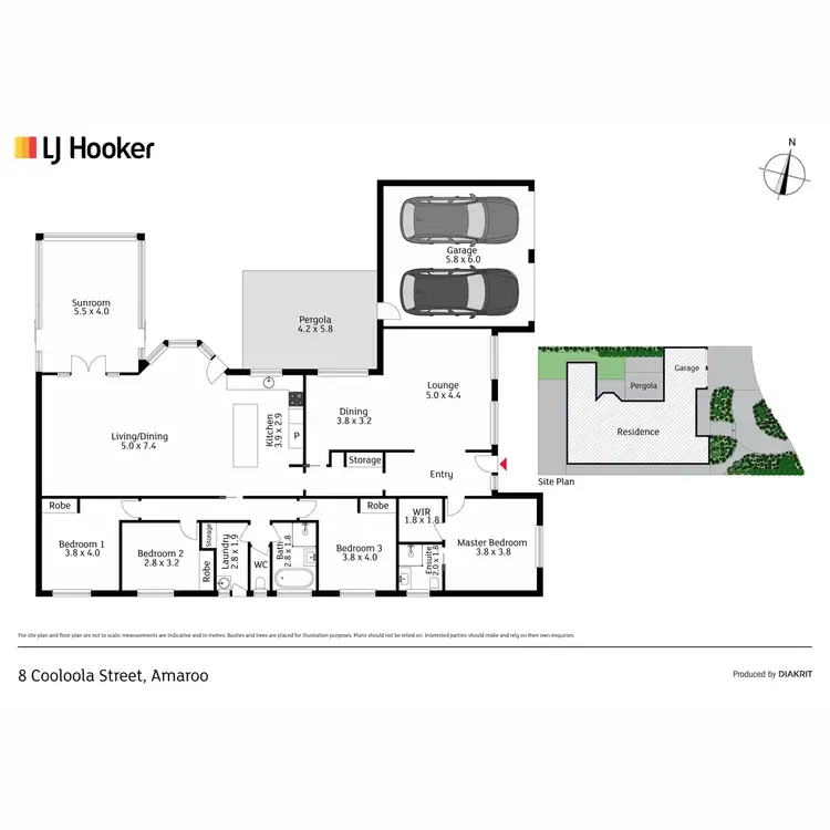 Floorplan of Homely house listing, 8 Cooloola Street, Amaroo ACT 2914