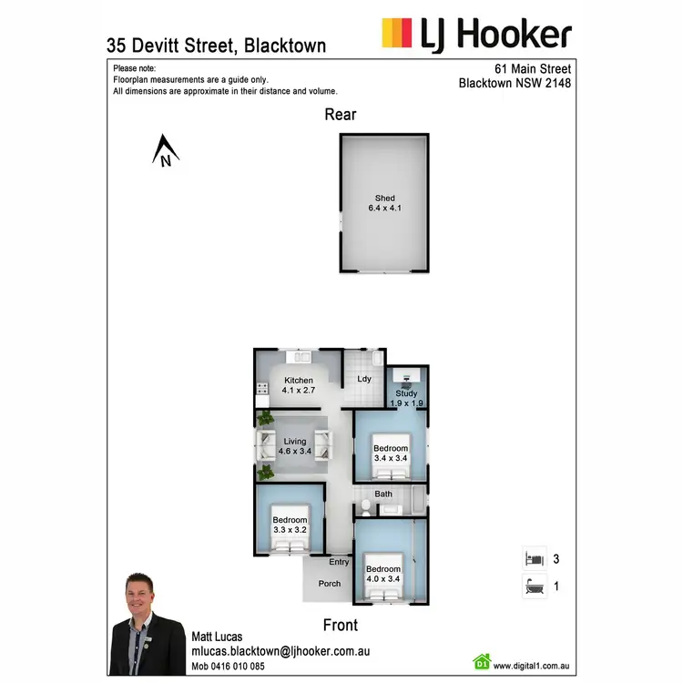 Floorplan of Homely house listing, 35 Devitt Street,, Blacktown NSW 2148
