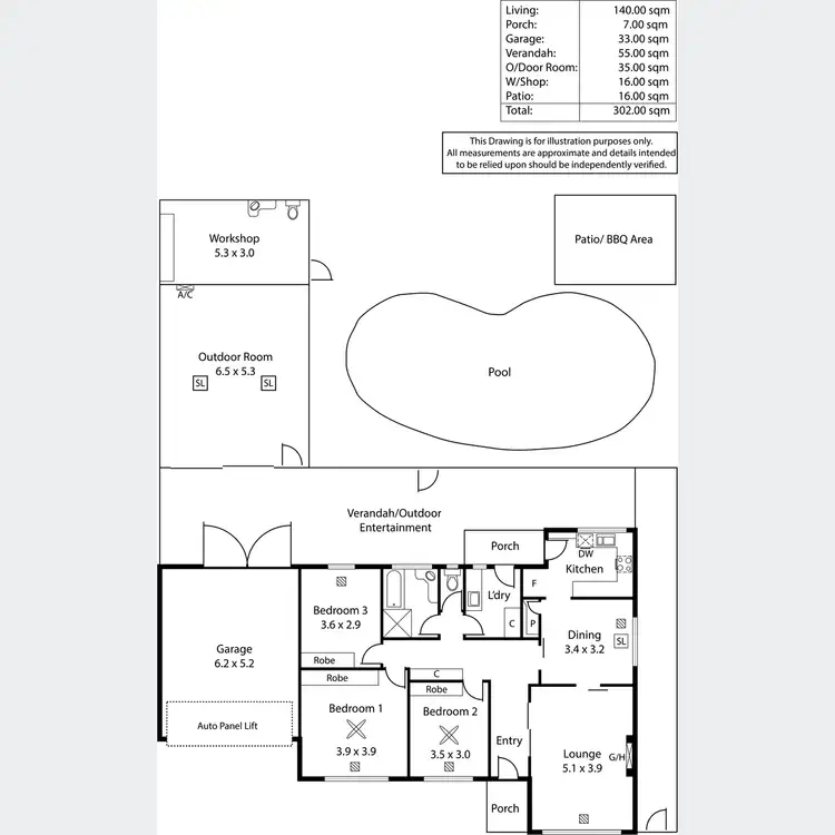 Floorplan of Homely house listing, 31 Kooralla Grove, Kidman Park SA 5025