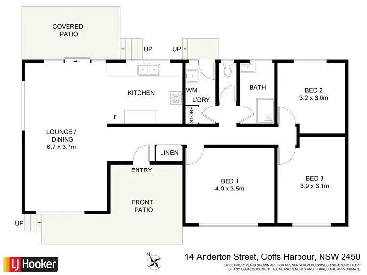 Floorplan of Homely house listing, 14 Anderton Street, Coffs Harbour NSW 2450