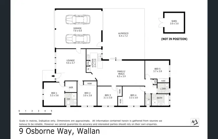 Floorplan of Homely house listing, 9 Osborne Way, Wallan VIC 3756