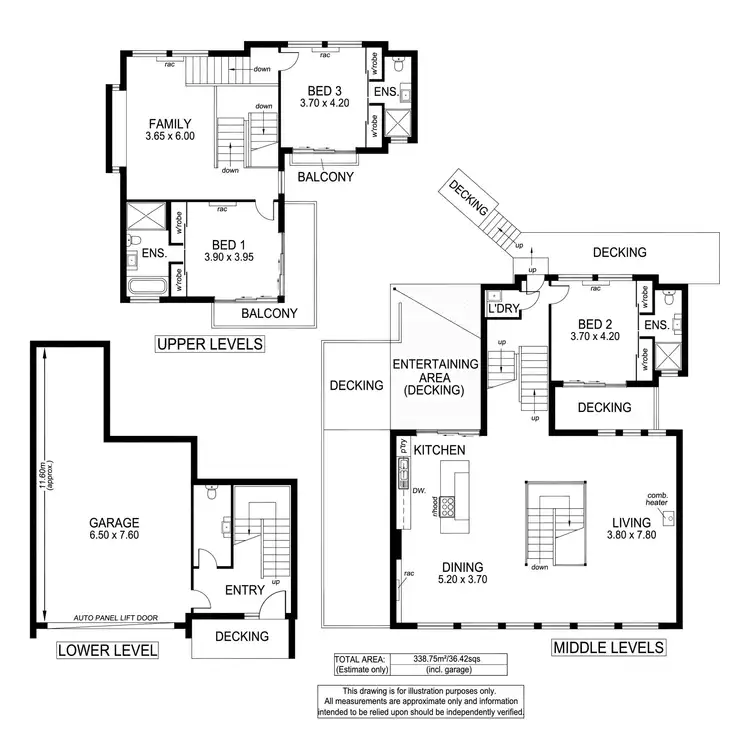 Floorplan of Homely house listing, 8 George Court, Marino SA 5049