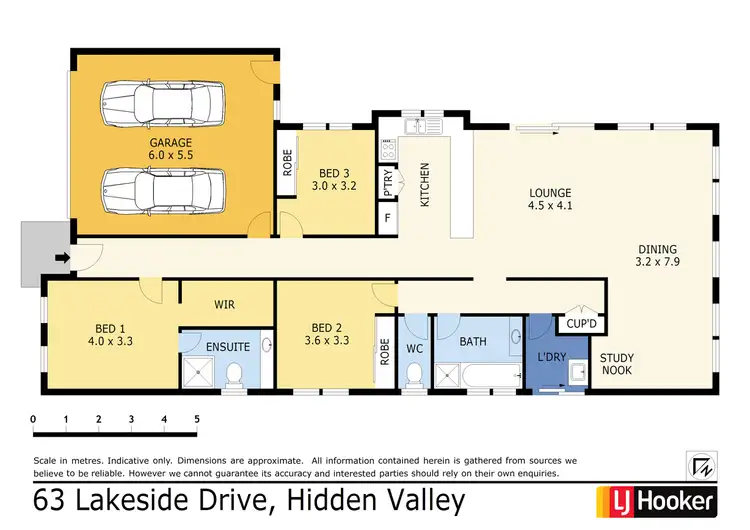 Floorplan of Homely house listing, 63 Lakeside Drive, Hidden Valley VIC 3756