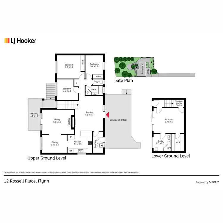 Floorplan of Homely house listing, 12 Rossell Place, Flynn ACT 2615