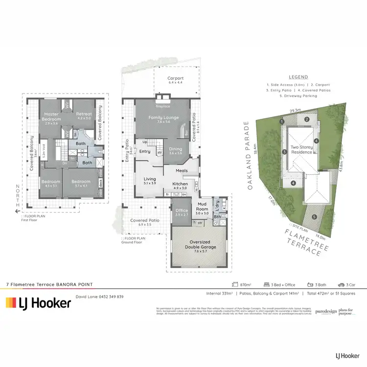 Floorplan of Homely house listing, 7 Flametree Terrace, Banora Point NSW 2486