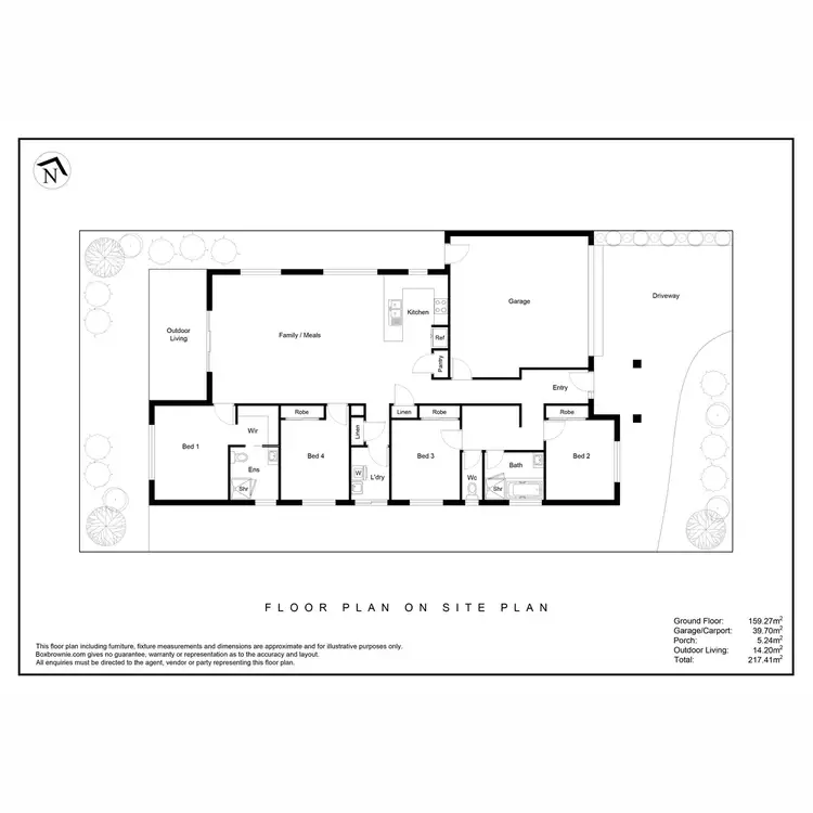 Floorplan of Homely house listing, 38 Lispenard Circuit, Point Cook VIC 3030