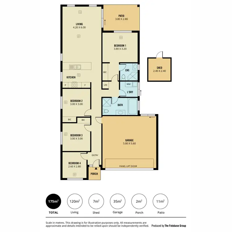Floorplan of Homely house listing, 7 Days Drive, Munno Para West SA 5115