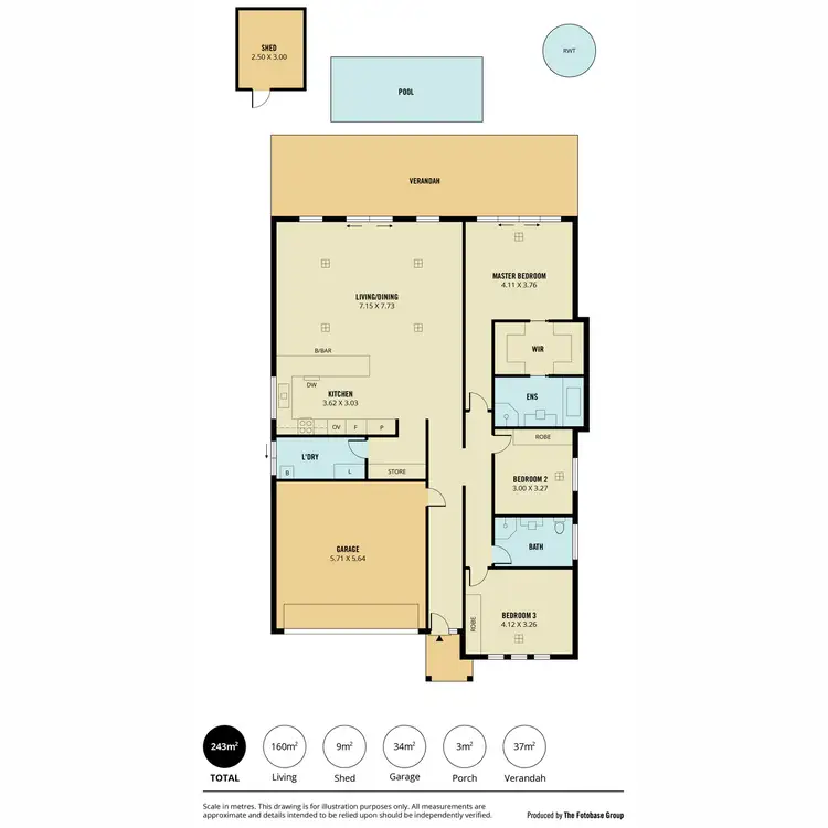 Floorplan of Homely house listing, 13 Poole Street, Gawler East SA 5118