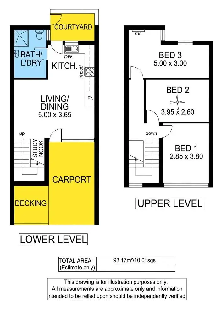 Floorplan of Homely house listing, 6/12 Delhi Street, Adelaide SA 5000