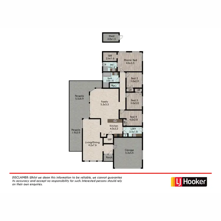 Floorplan of Homely house listing, 80 Brussels Crescent, Rooty Hill NSW 2766