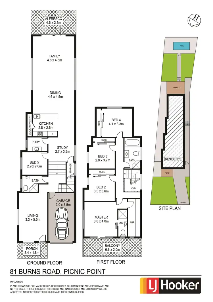 Floorplan of Homely house listing, 81 Burns Road, Picnic Point NSW 2213