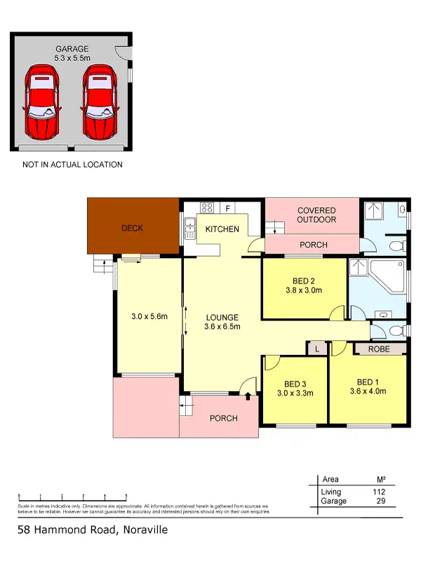Floorplan of Homely house listing, 58 Hammond Road, Toukley NSW 2263