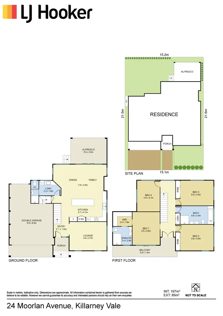 Floorplan of Homely house listing, 24 Moorlan Avenue, Killarney Vale NSW 2261