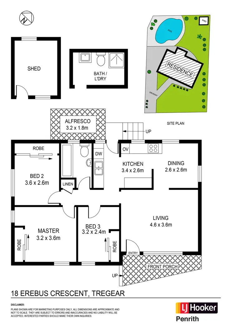 Floorplan of Homely house listing, 18 Erebus Cres, Tregear NSW 2770
