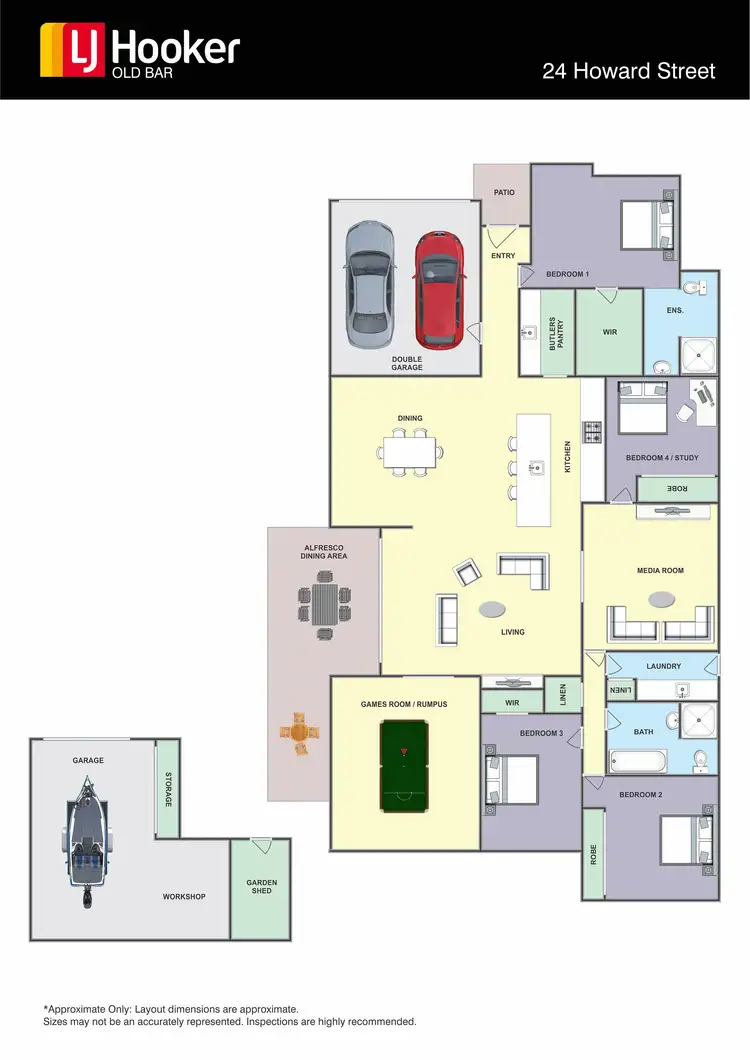 Floorplan of Homely house listing, 24 Howard St, Wallabi Point NSW 2430