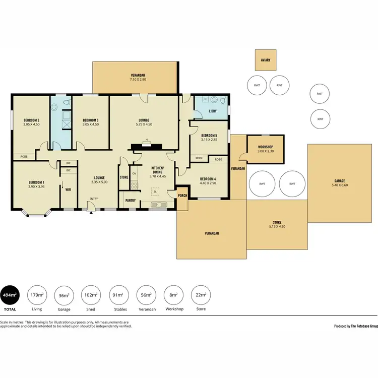 Floorplan of Homely house listing, 344 Checker Hill Road, Forreston SA 5233
