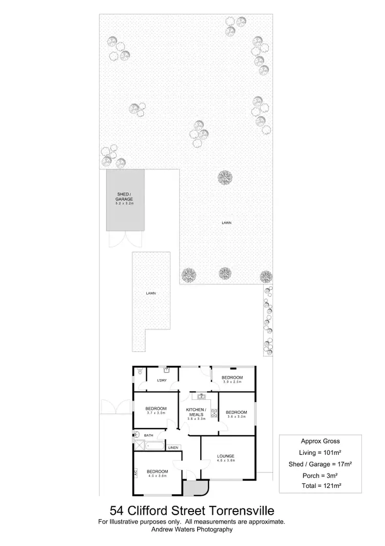Floorplan of Homely house listing, 54 Clifford Street, Torrensville SA 5031