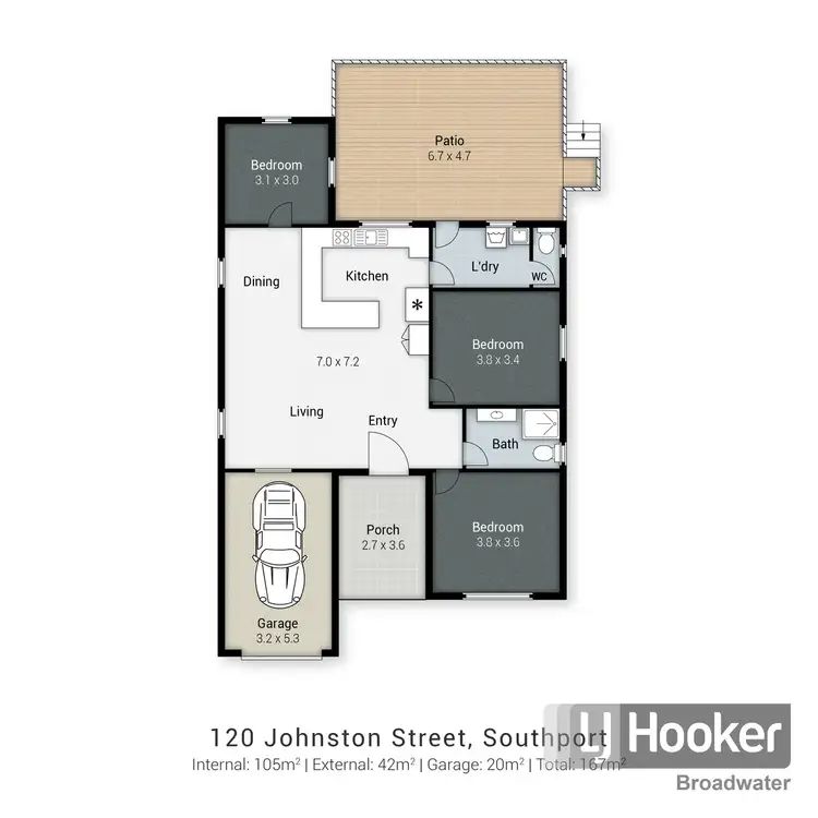 Floorplan of Homely house listing, 120 Johnston Street, Southport QLD 4215