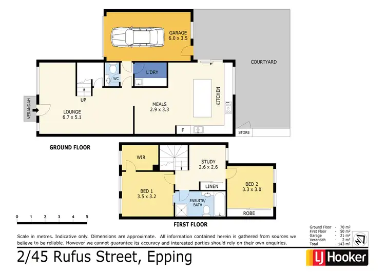 Floorplan of Homely unit listing, Unit 2/45 Rufus Street, Epping VIC 3076