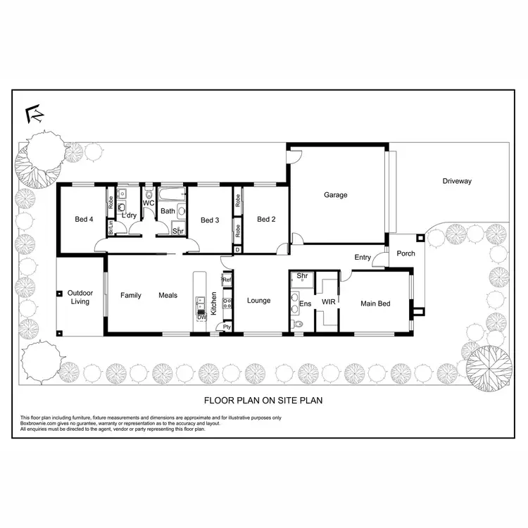Floorplan of Homely house listing, 11 Coastwatch Road, Point Cook VIC 3030