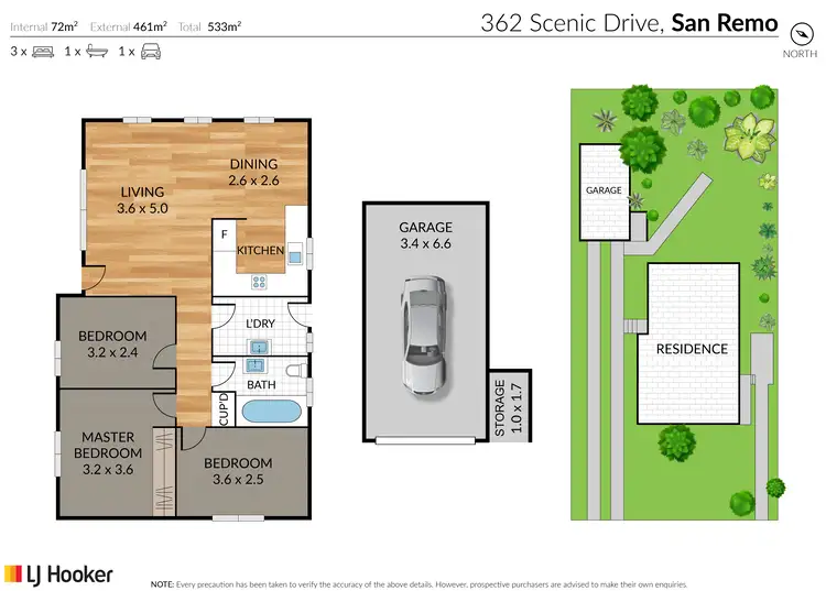 Floorplan of Homely house listing, 362 Scenic Drive, San Remo NSW 2262