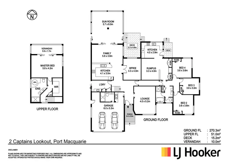 Floorplan of Homely house listing, 2 Captains Lookout, Port Macquarie NSW 2444
