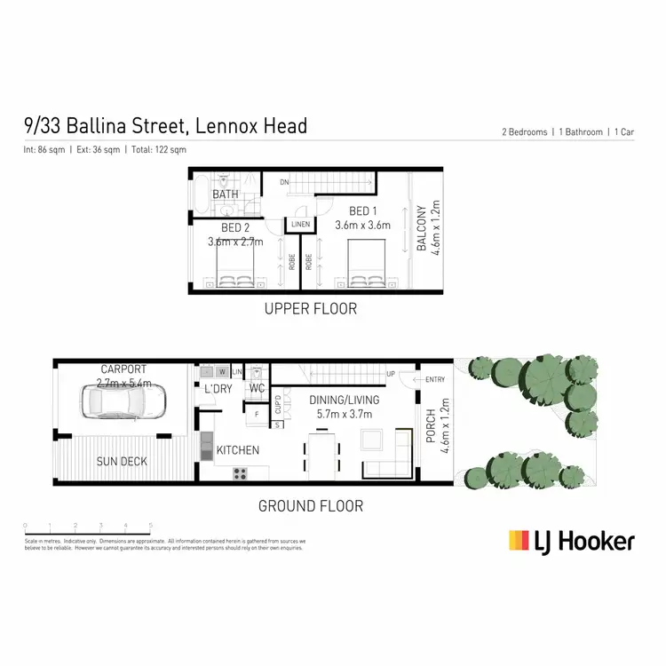 Floorplan of Homely townhouse listing, 9/33 Ballina Street, Lennox Head NSW 2478