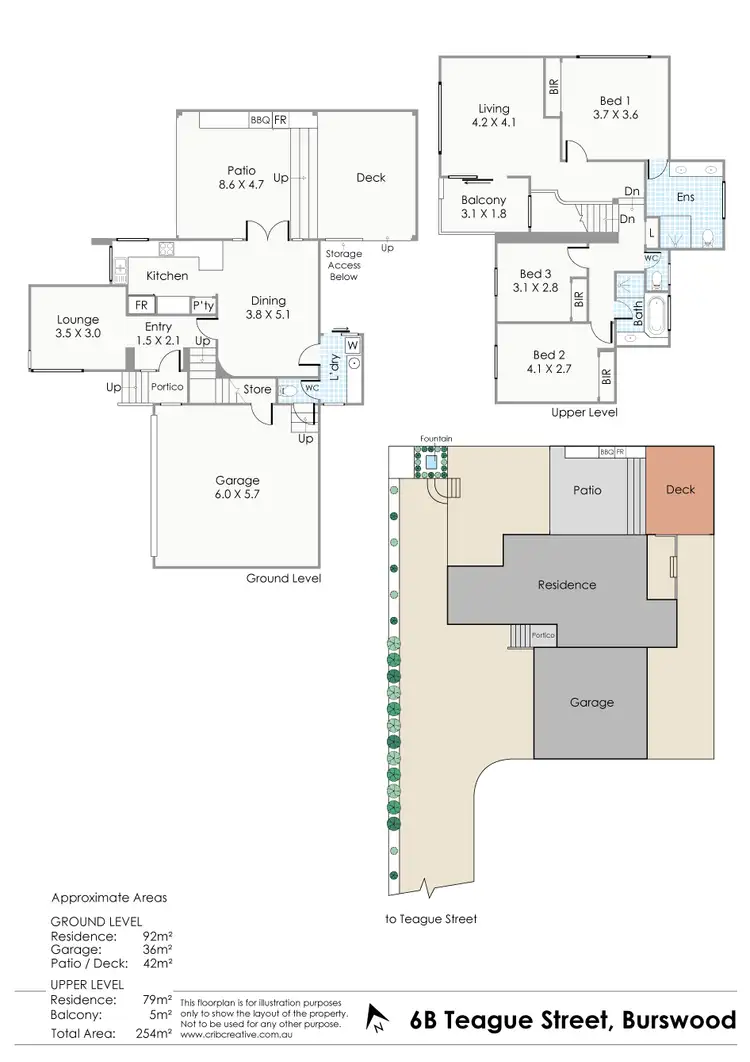 Floorplan of Homely house listing, 6 B Teague Street, Burswood WA 6100