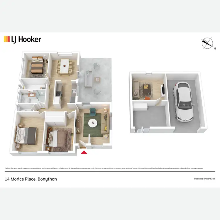 Floorplan of Homely house listing, 14 Morice Place, Bonython ACT 2905