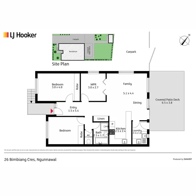 Floorplan of Homely house listing, 26 Bimbiang Crescent, Ngunnawal ACT 2913