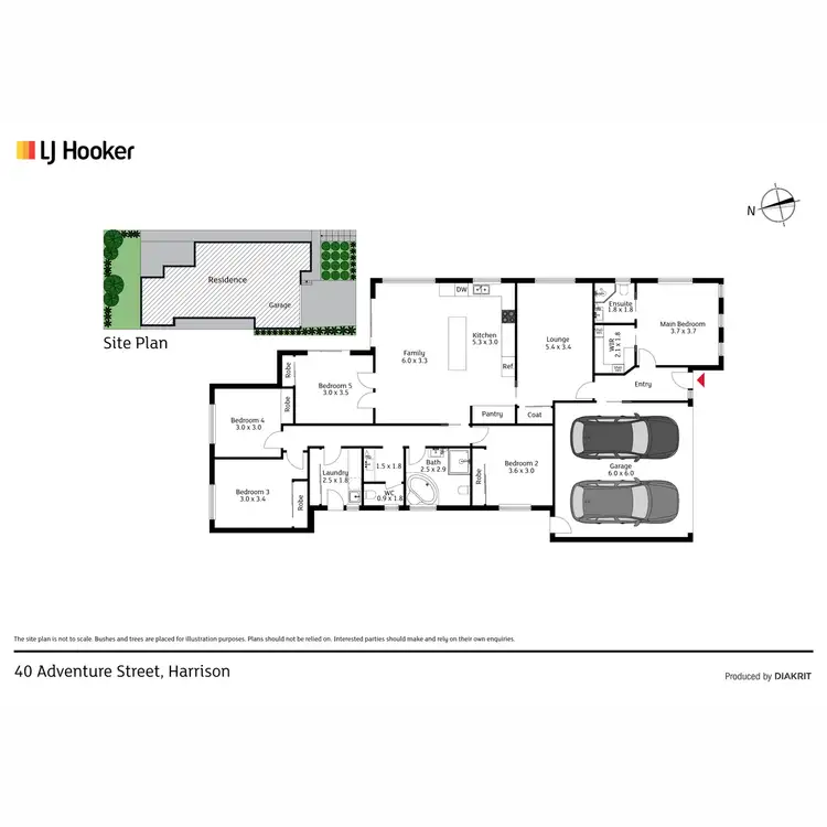 Floorplan of Homely house listing, 40 Adventure Street, Harrison ACT 2914